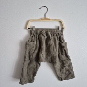 The Simple Folk Organic Cotton Toddler Pants 12-18 Months Gauze